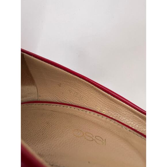 SERGIO ROSSI RED Leather 4 Inch Heel Shoes Size 5 (EU 35.5) - Picture 10 of 10